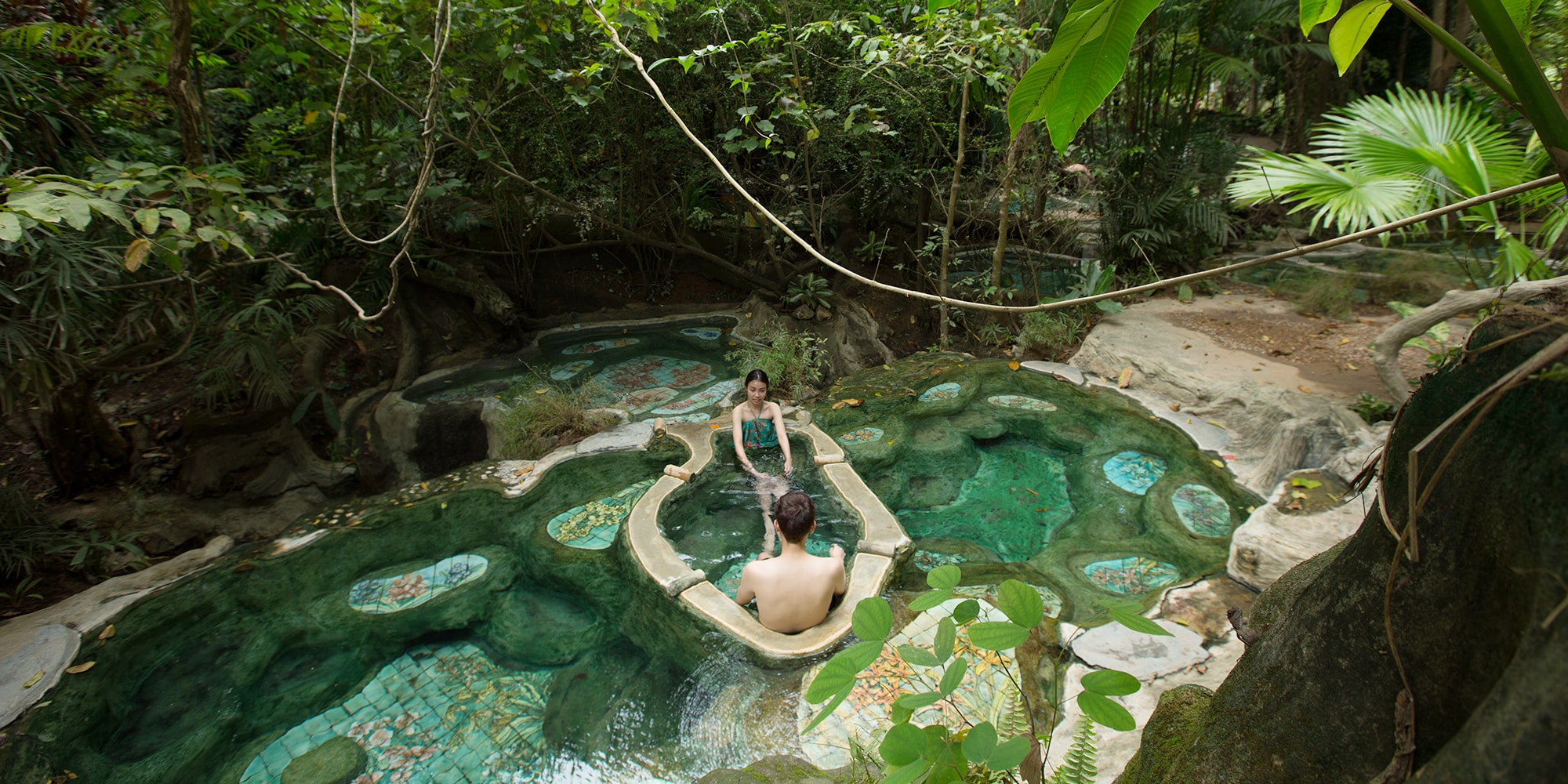 Krabi til Koh Lanta med Hot Springs Spa-dag